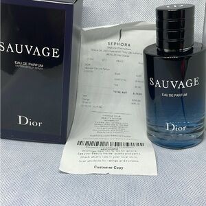 Dior Sauvage Eau de Parfum - Black and Blue Elegance